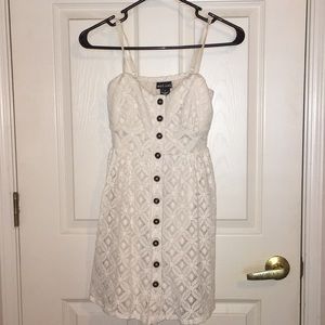 White Buttoned Down Dress